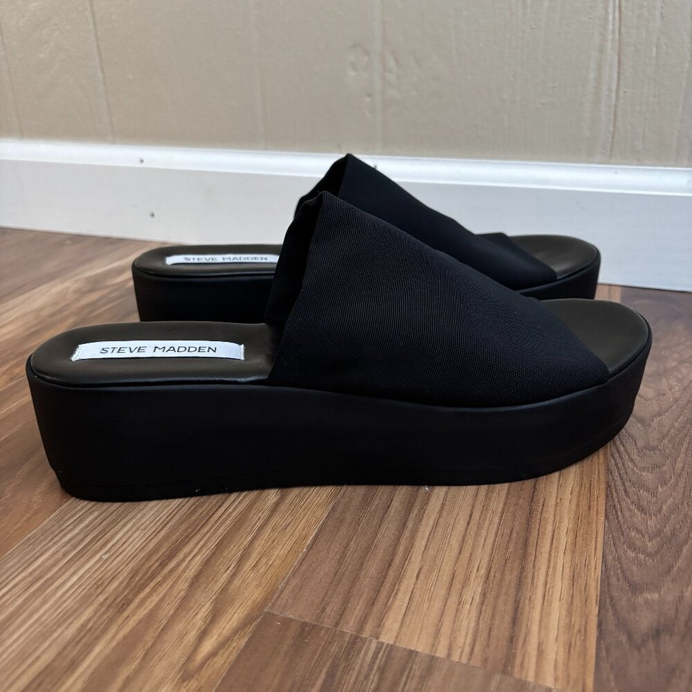 Steve Madden 90s Y2K Platform Slinky Slides Sanda… - image 2